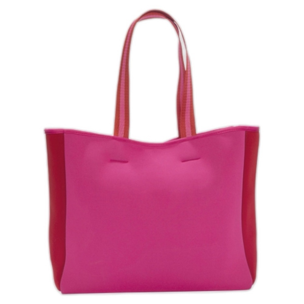Summersalt Neoprene Beach Tote bag in Pink/Red NWT